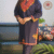 Navy Blue Kashmiri Aari Embroidered Co-ord Set – Size 44