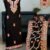 (Black Multi-Color Aari) Rayon Dress Material with Chiffon Dupatta