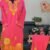 Salmon Pink Co-ord Set (Size 40) | Golden Aari Work