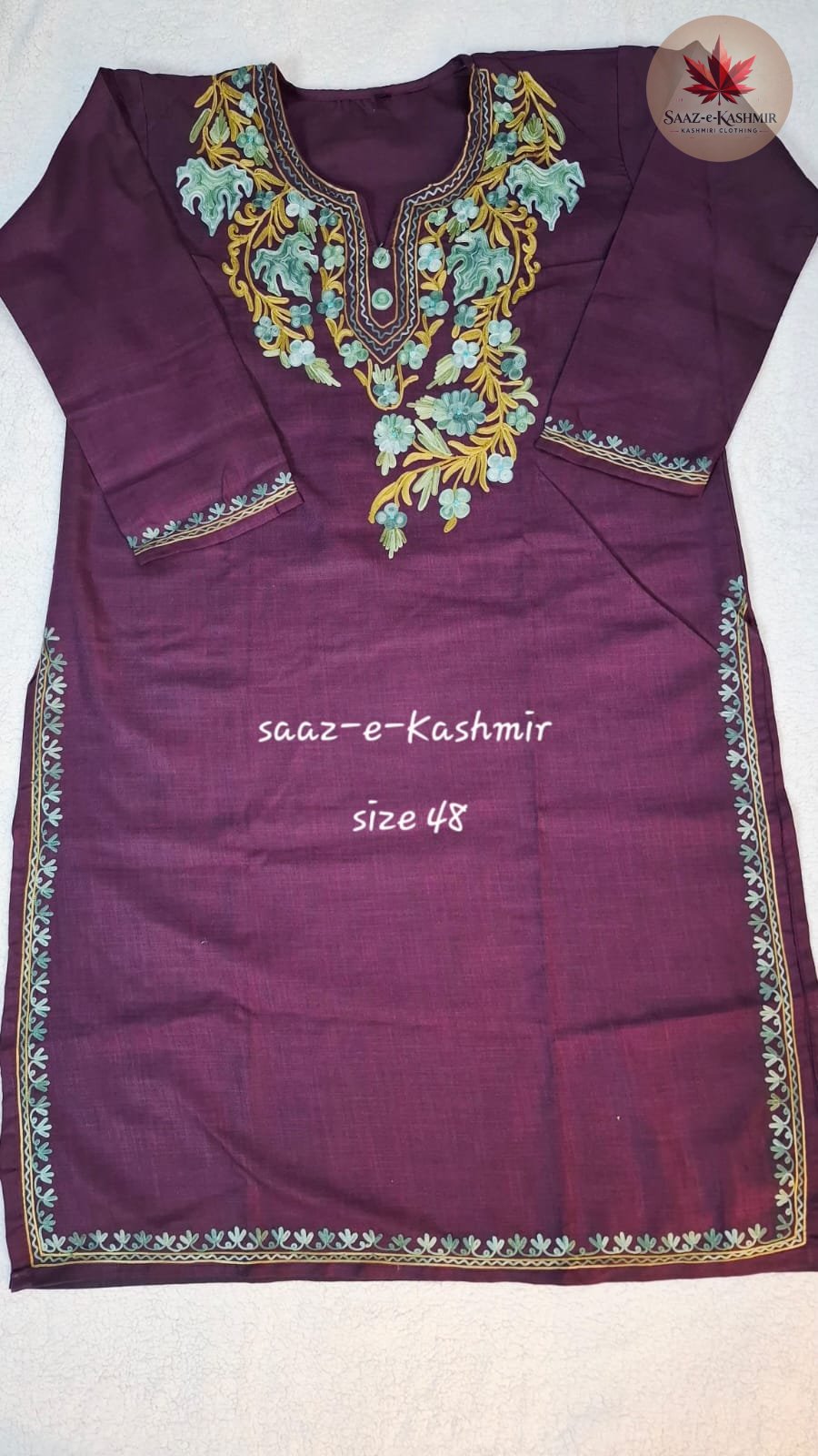 Summer Cool Kurti 48 Size (Plum Purple)