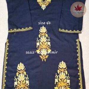 Summer Cool Kurti – Navy Blue Kashmiri Aari Work