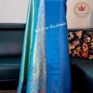 Royal Blue Tissue Suit with Moonlight Dupatta – Elegant Evening Drape