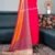 Hot Pink Tissue Suit with Sunset Orange Dupatta – Festive Statement Ensemble