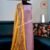Lavender Tissue Suit with Golden Floral Dupatta – Elegant Festive Ensemble