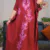 Maroon Cotton Kaftan | Free Size | Kashmiri Aari2