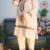 Off-White & Mauve Aari Embroidered Co-ord Set | Size 50