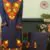 Navy Blue Cotton Co-ord Set (Kurti & Trouser, Size 40)