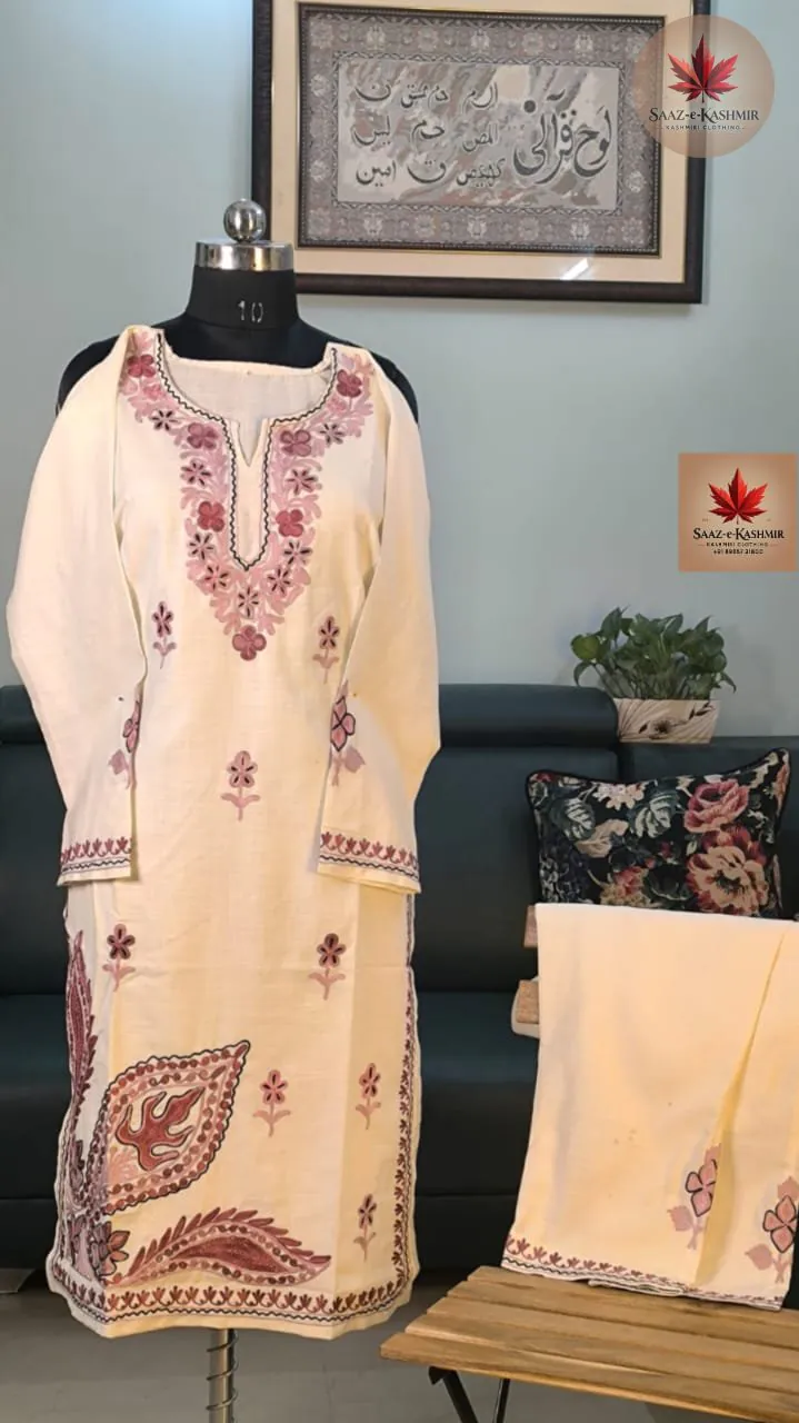 Saaz E Kashmir Kashmiri embroidered kurti ethnic wear collection