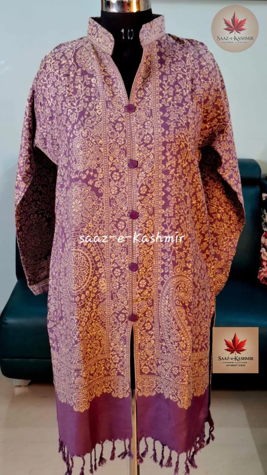Saaz E Kashmir Kashmiri embroidered kurti ethnic wear collection