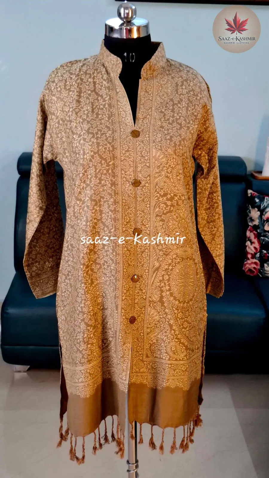 Saaz E Kashmir Kashmiri embroidered kurti ethnic wear collection