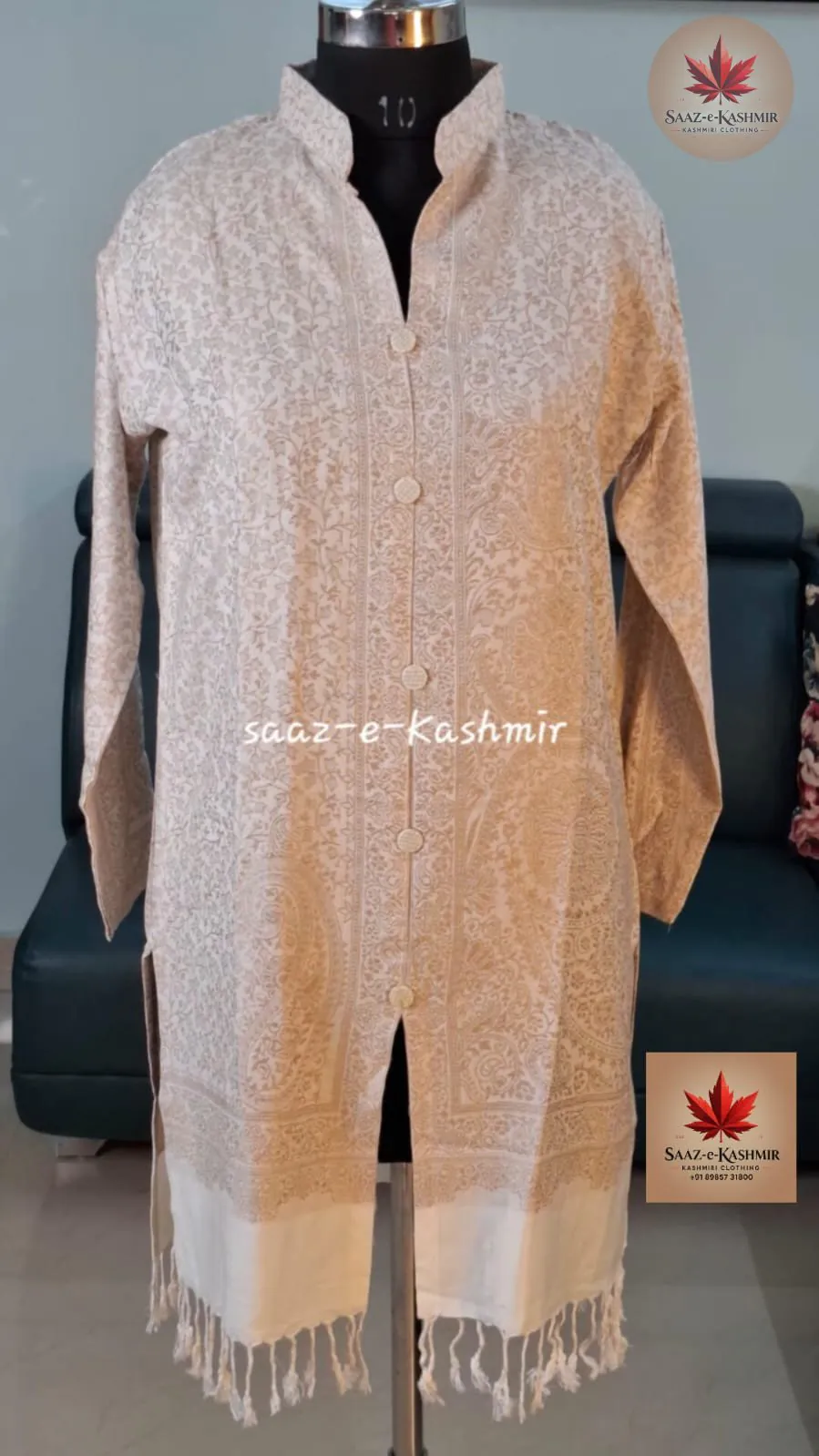 Saaz E Kashmir Kashmiri embroidered kurti ethnic wear collection