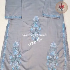 Saaz E Kashmir handcrafted Kashmiri kurti with traditional ethnic embroidery